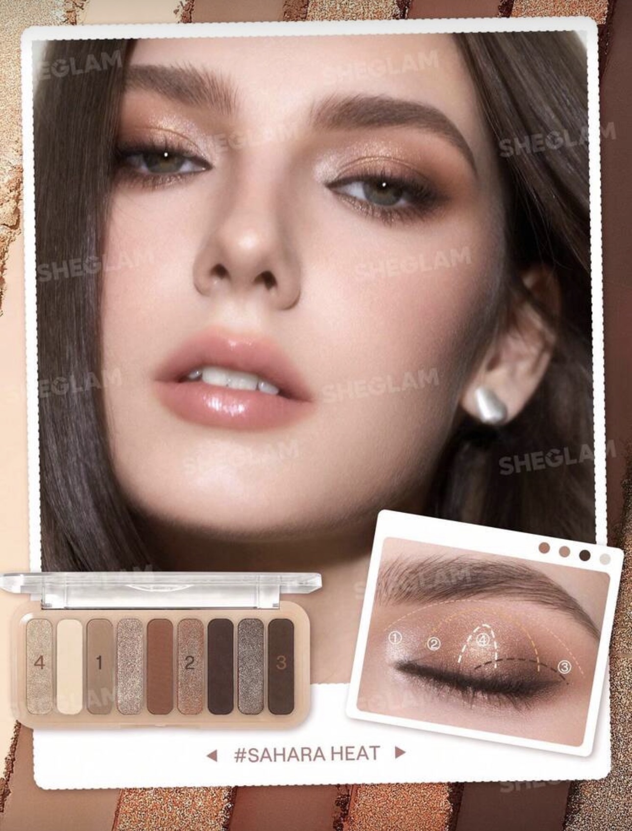 Sheglam-eyeshadow palette-Sahara heat