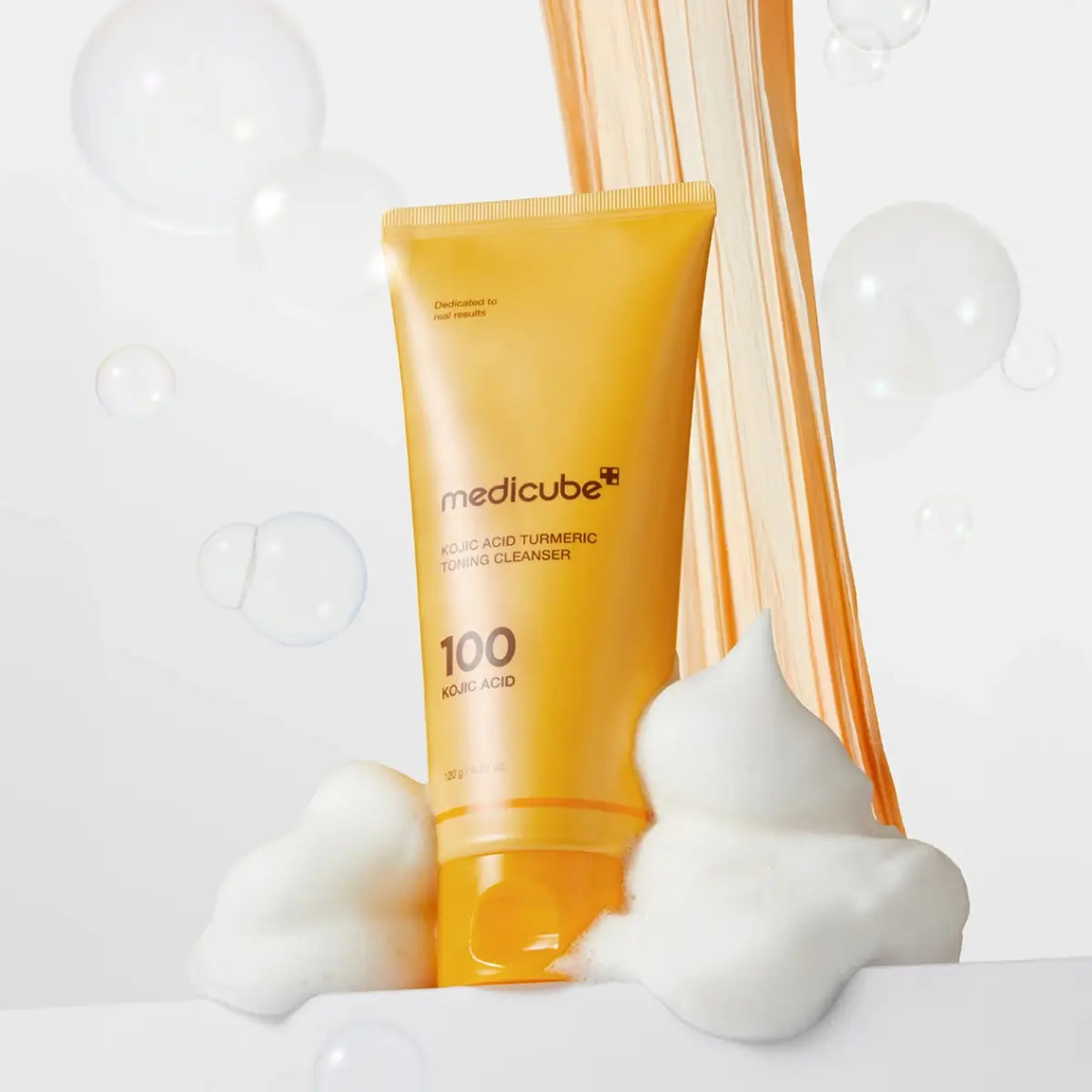 Medicube-Kojic Acid Turmeric Toning Cleanser-120g 