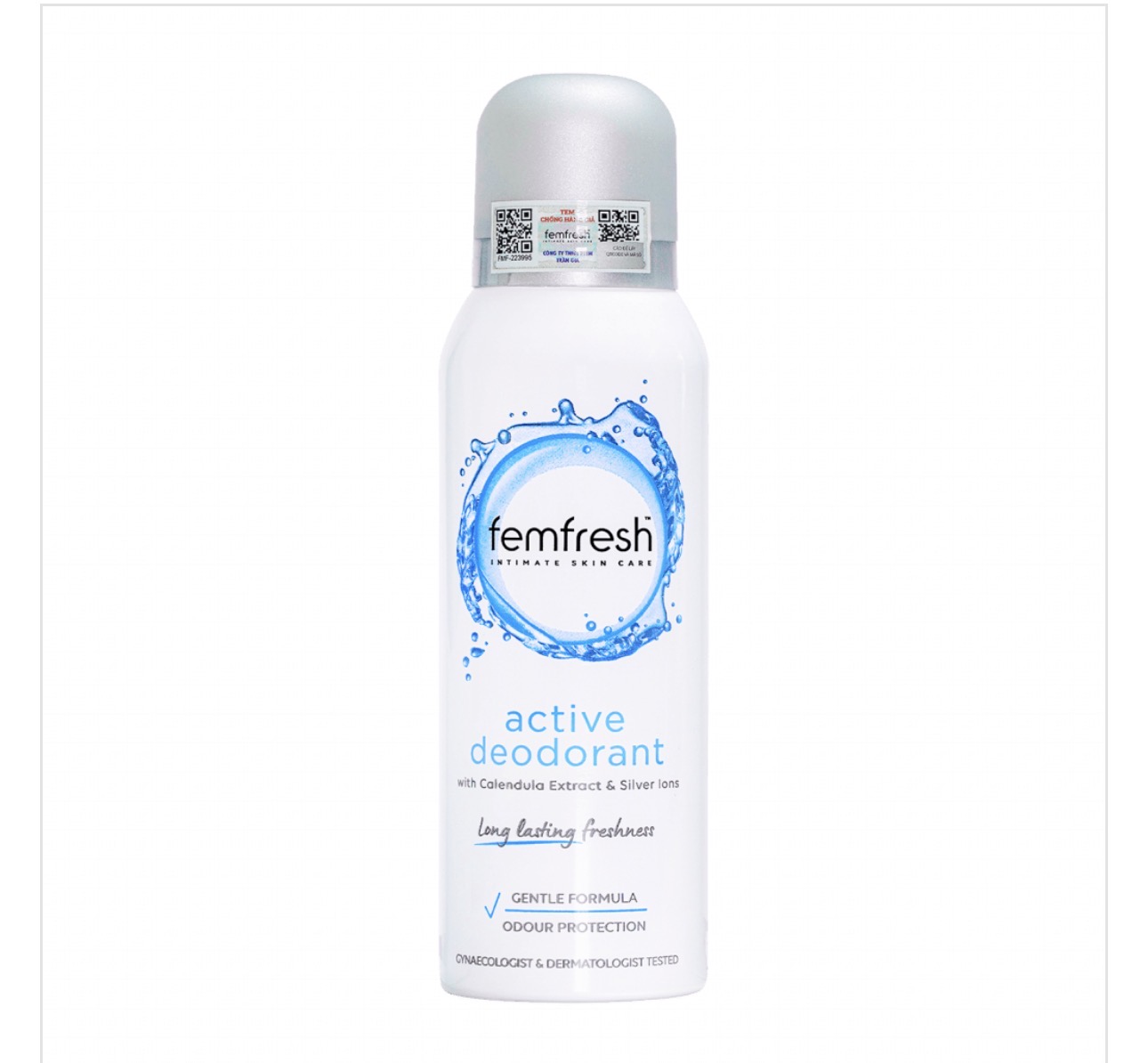 Femfresh Active Fresh deodorant for Intimate Areas, 125 ml