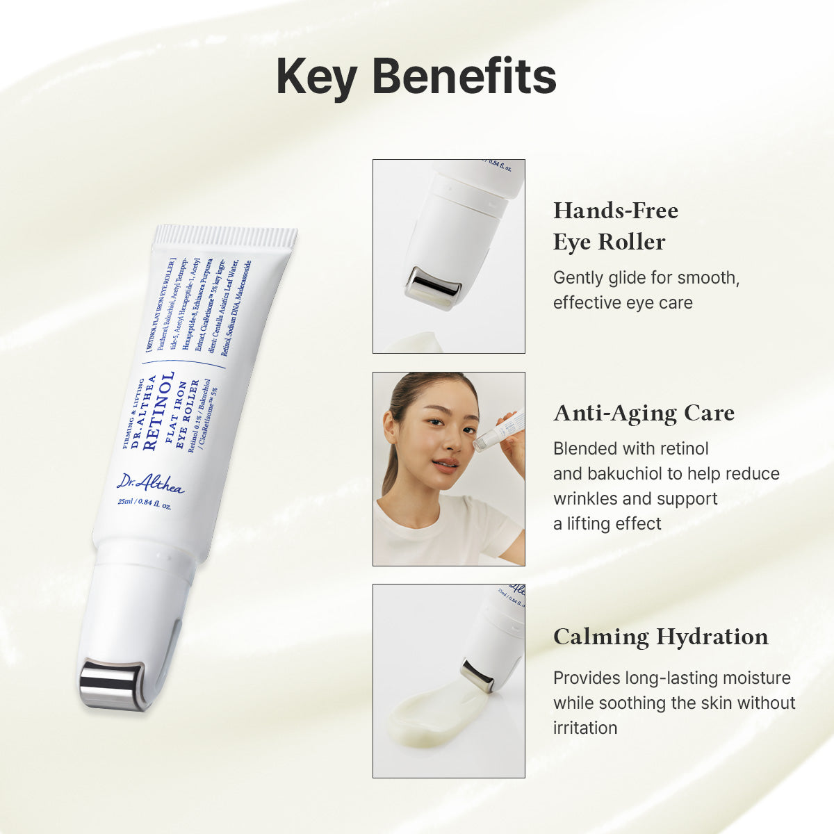 Dr althea-Retinol Flat Iron Eye Roller-25ml