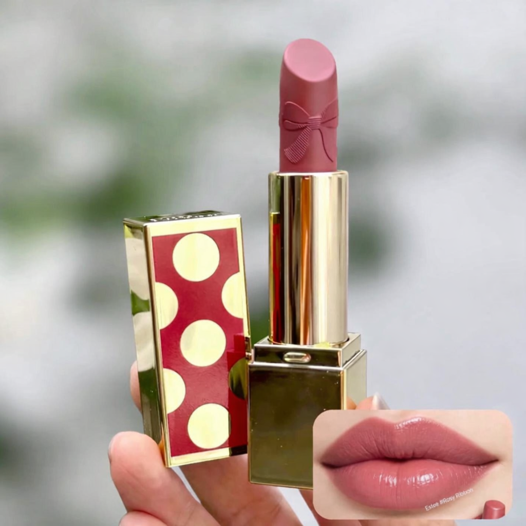 Estee lauder-limited edition lipstick-rosy ribbon 