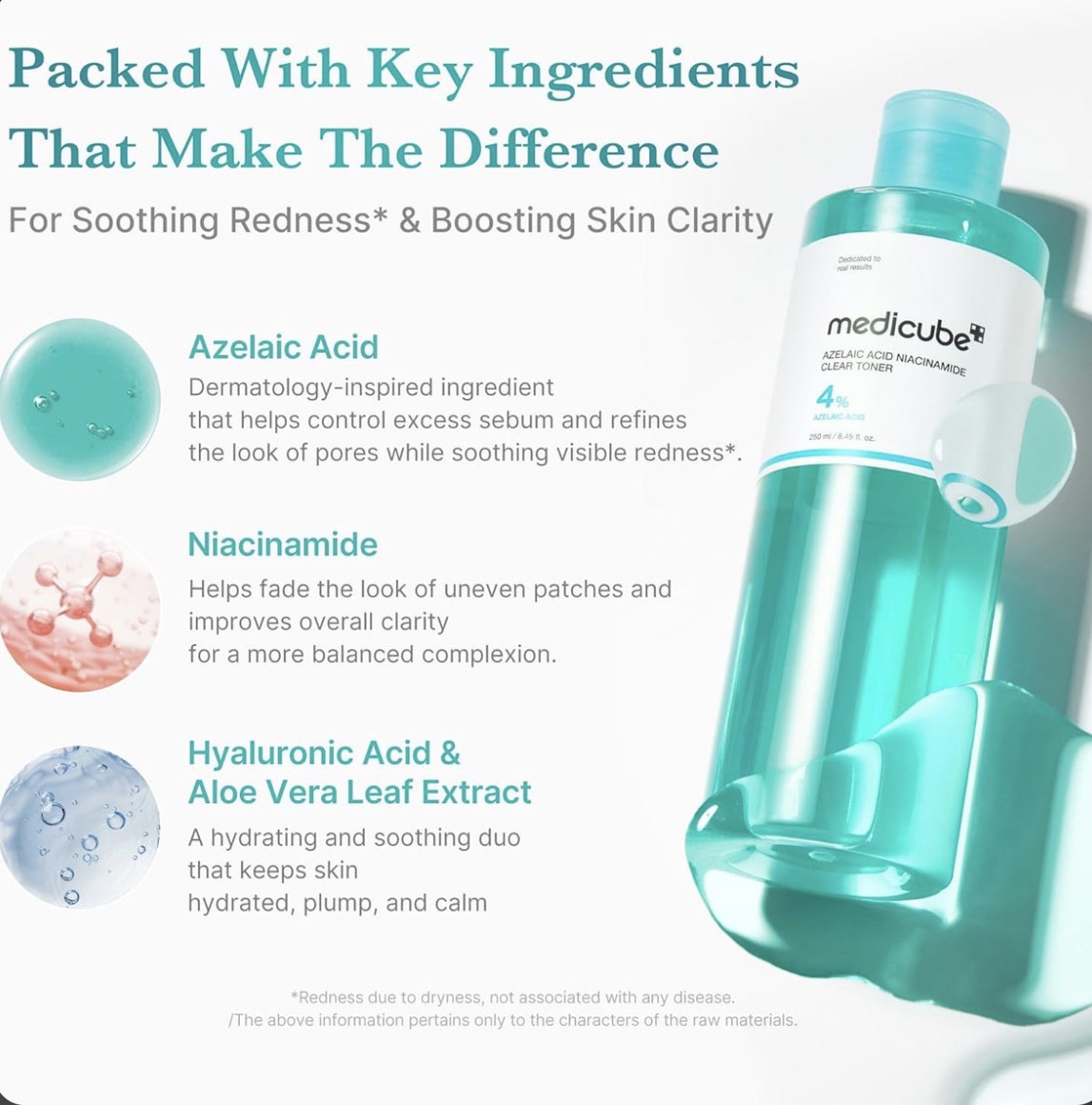 Medicube-Azelaic Acid Niacinamide Clear Toner-250ml