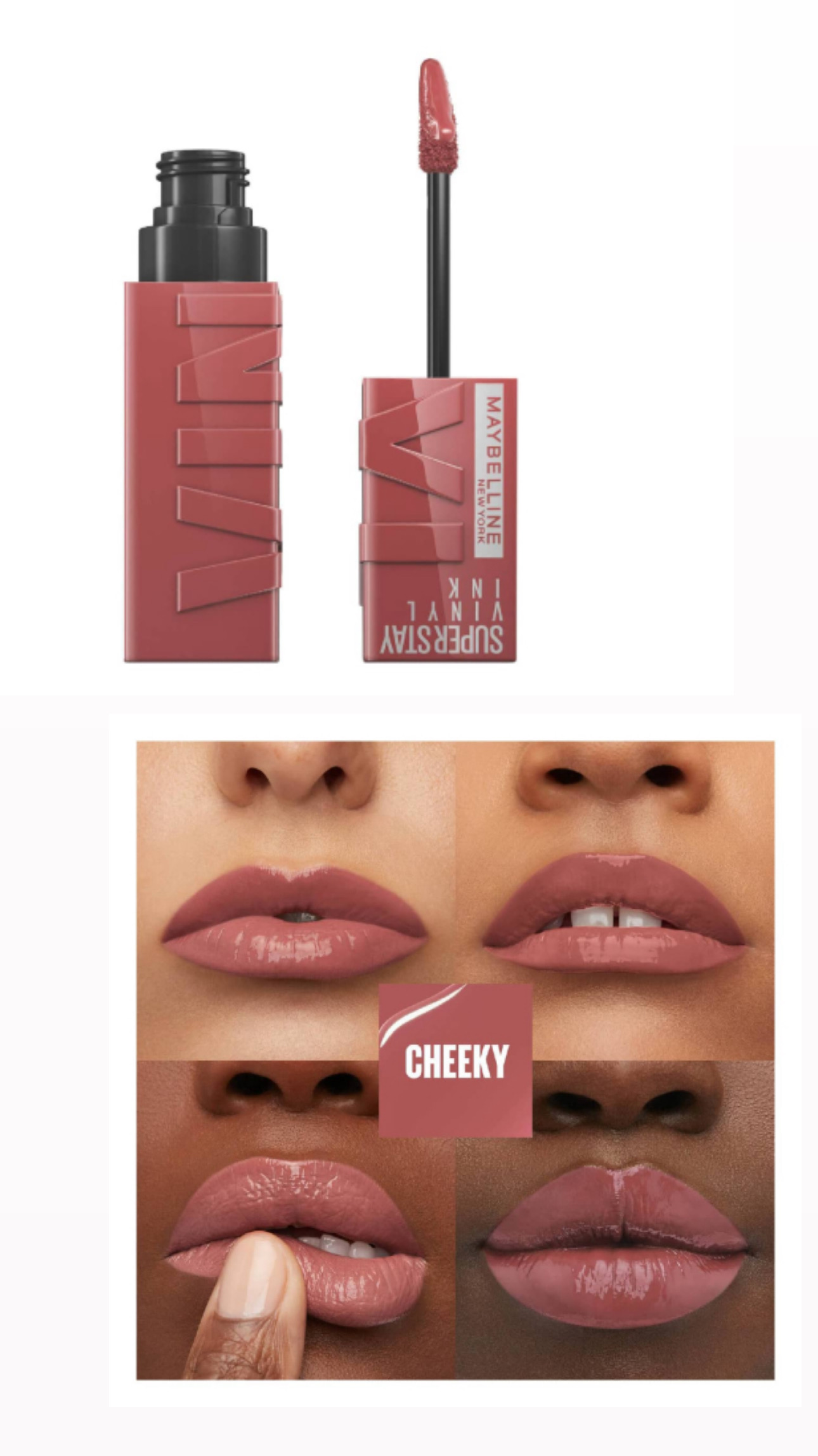 Maybelline-Super Stay Vinyl Ink Liquid Lipcolor-35 Cheeky