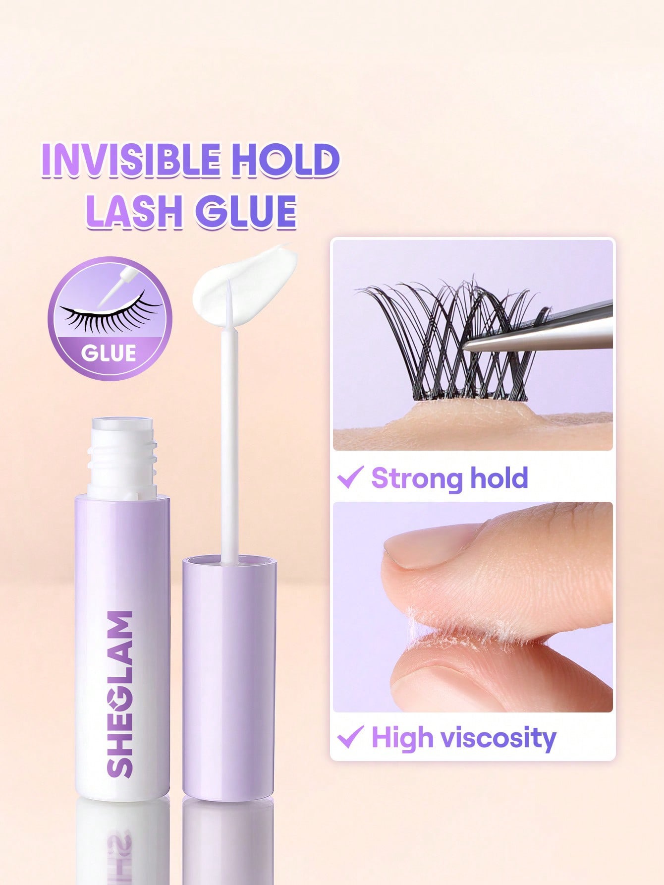 Sheglam-eye lashes glue 