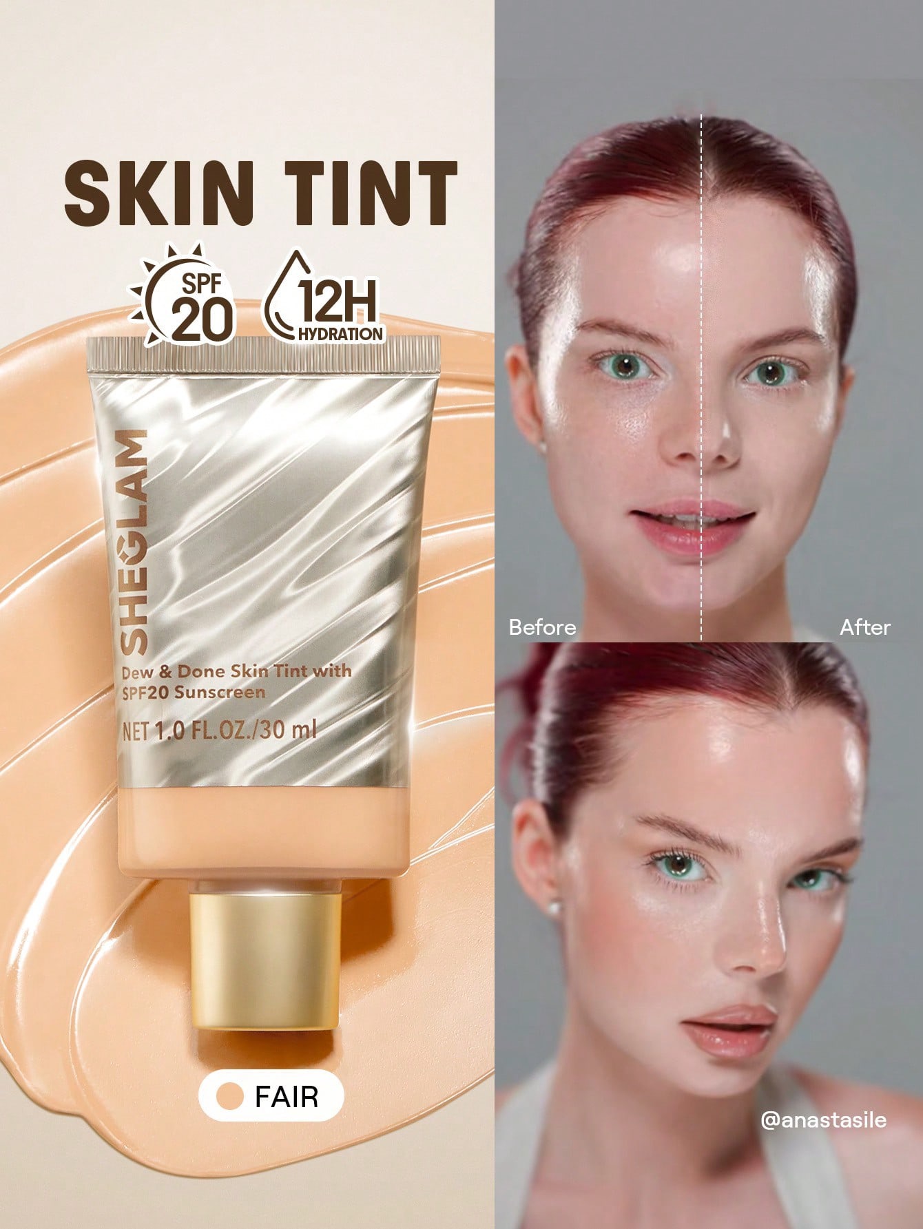Sheglam-Dew & Done Skin Tint-fair