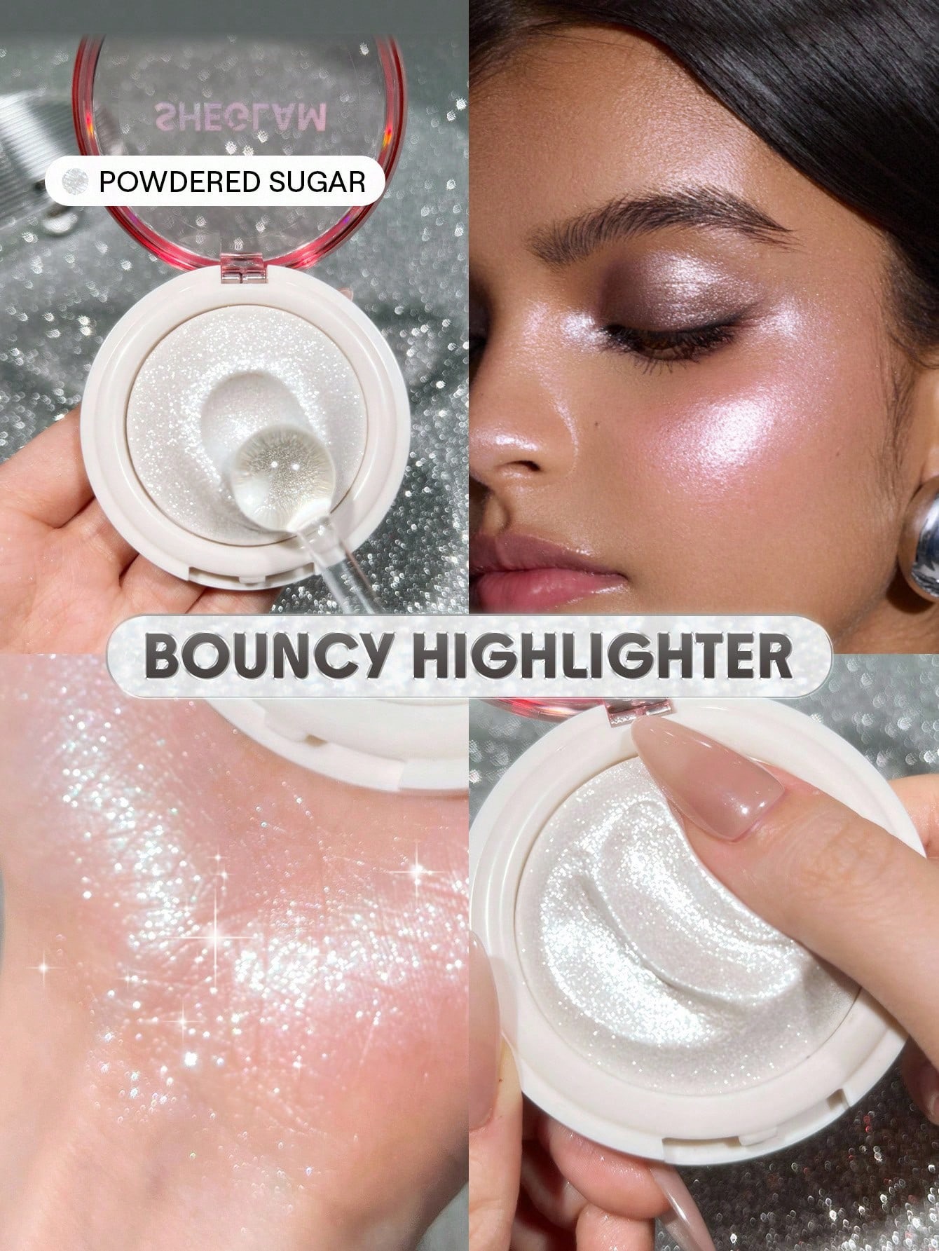 Sheglam-Bouncy Highlighter-powdered suger