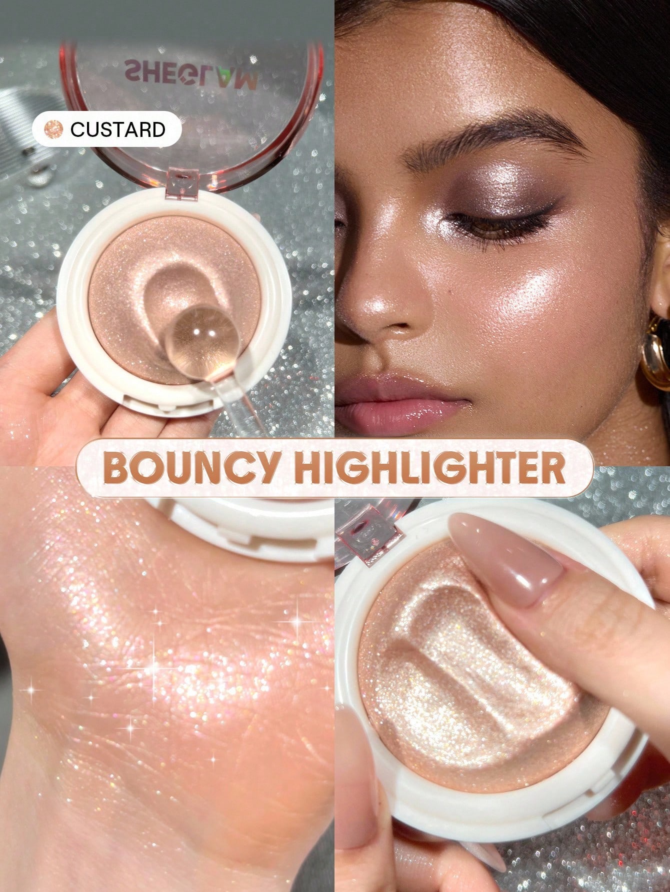 Sheglam-Bouncy Highlighter-custard 