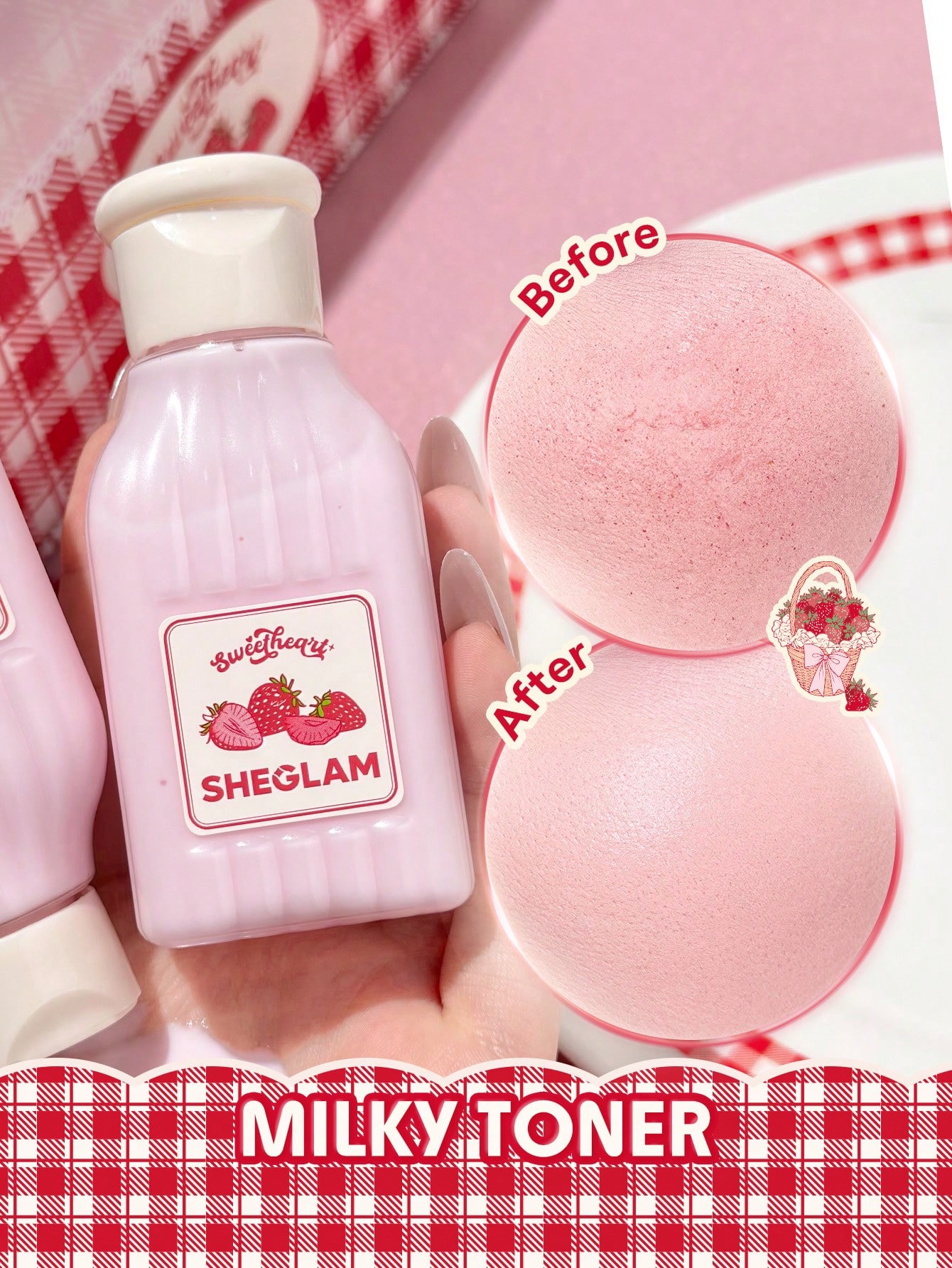 sheglam Sweetheart Milky Toner & primer 