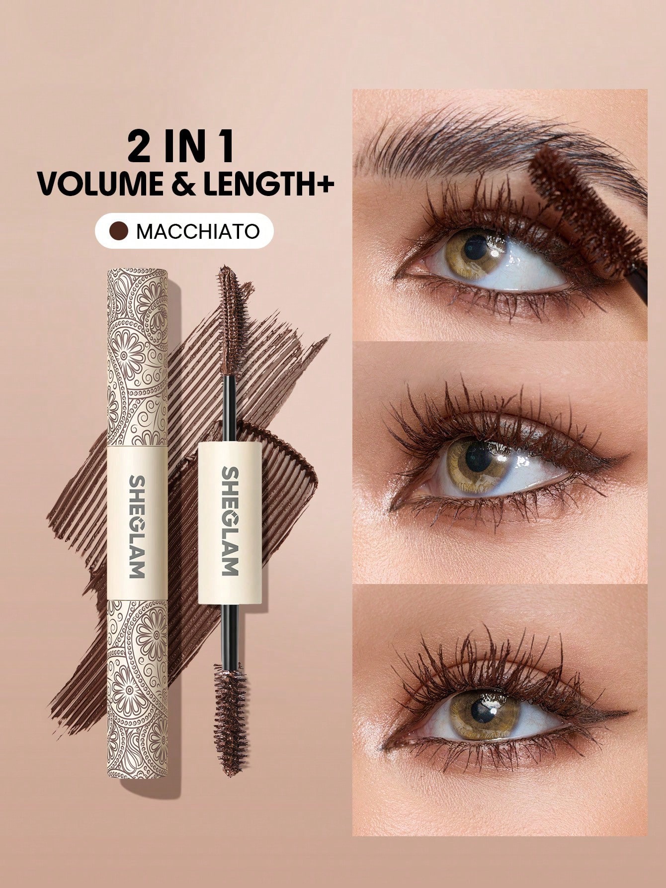 Sheglam-2-in-1 Volume & Length Mascara-macchiato 