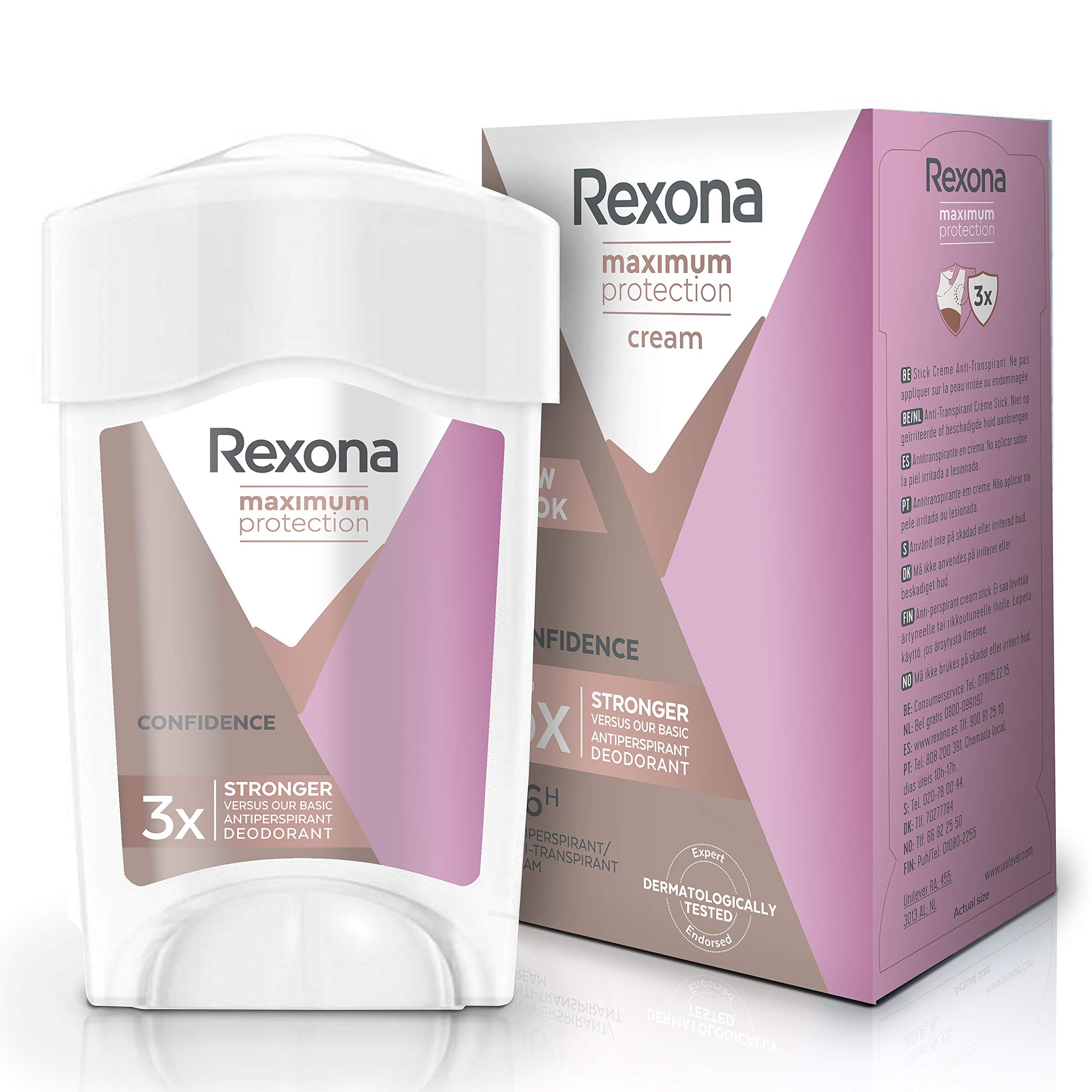 Rexona-Confidence 96H Anti-Perspirant Deodorant Stick-45ml