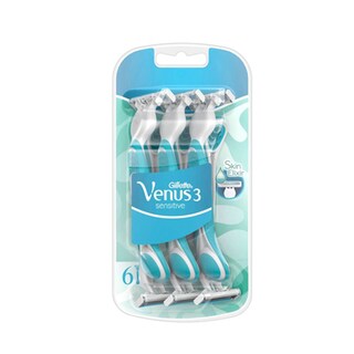 Gillette Venus 3 Sensitive Women's Disposable Razors -6 Pack