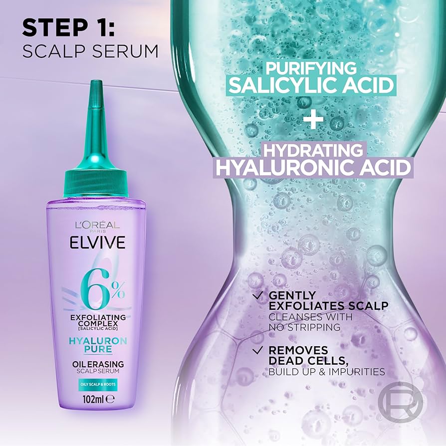Loreal Elvive Hyaluron Pure Scalp Serum-102ml