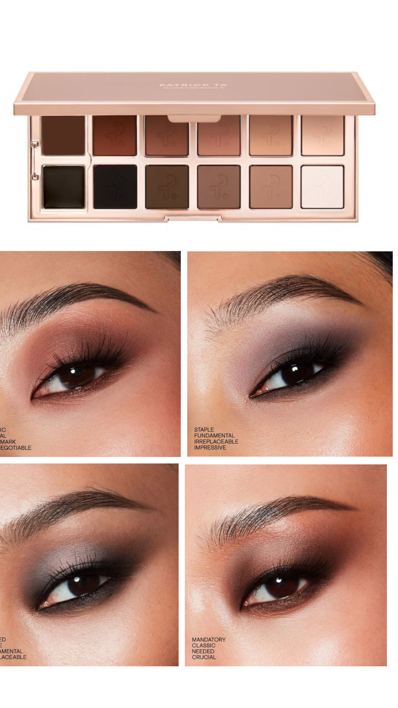 Patrick ta Major Dimension III Matte Eyeshadow Palette
