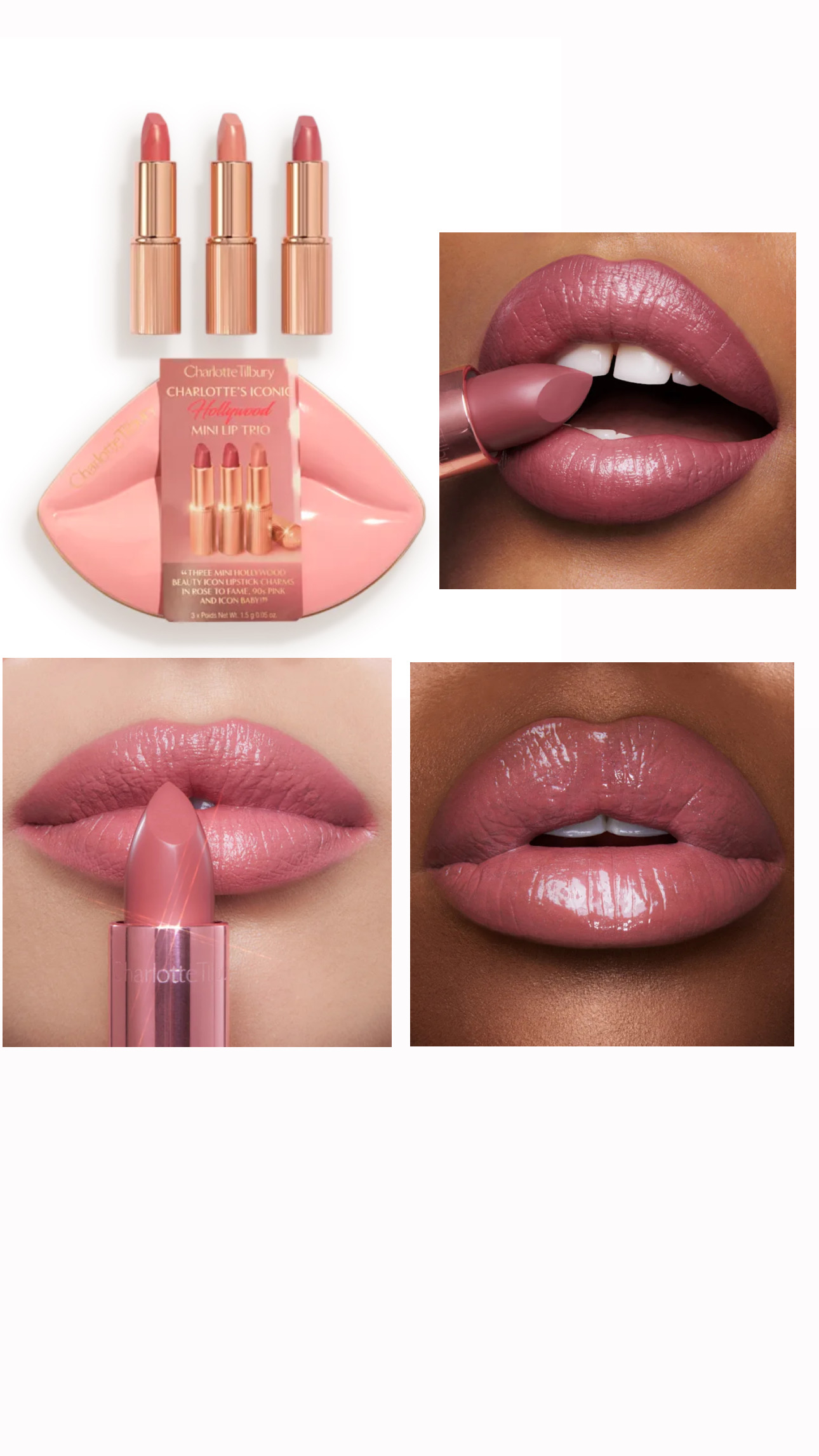 Charlotte Tilbury - Charlotte's Iconic Hollywood Mini Lip Trio