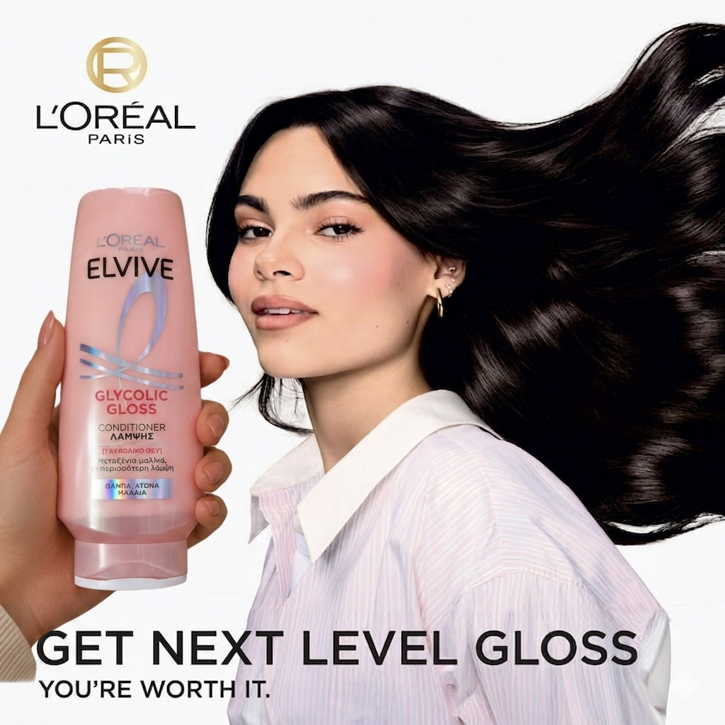 Loreal Elvive-Glycolic Gloss Conditioner-300ml