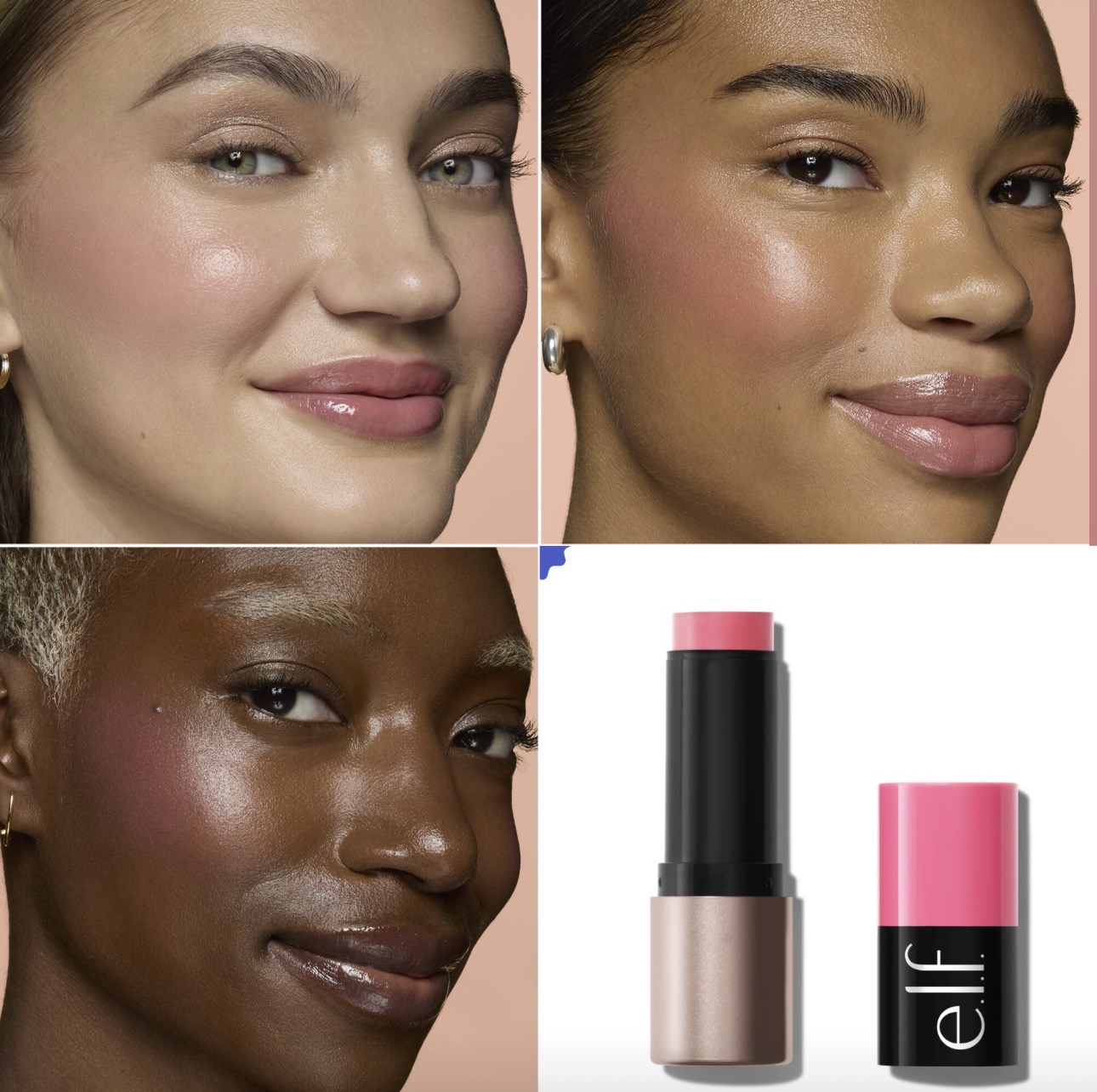 Elf-Soft Glam Cream Blush-gumball