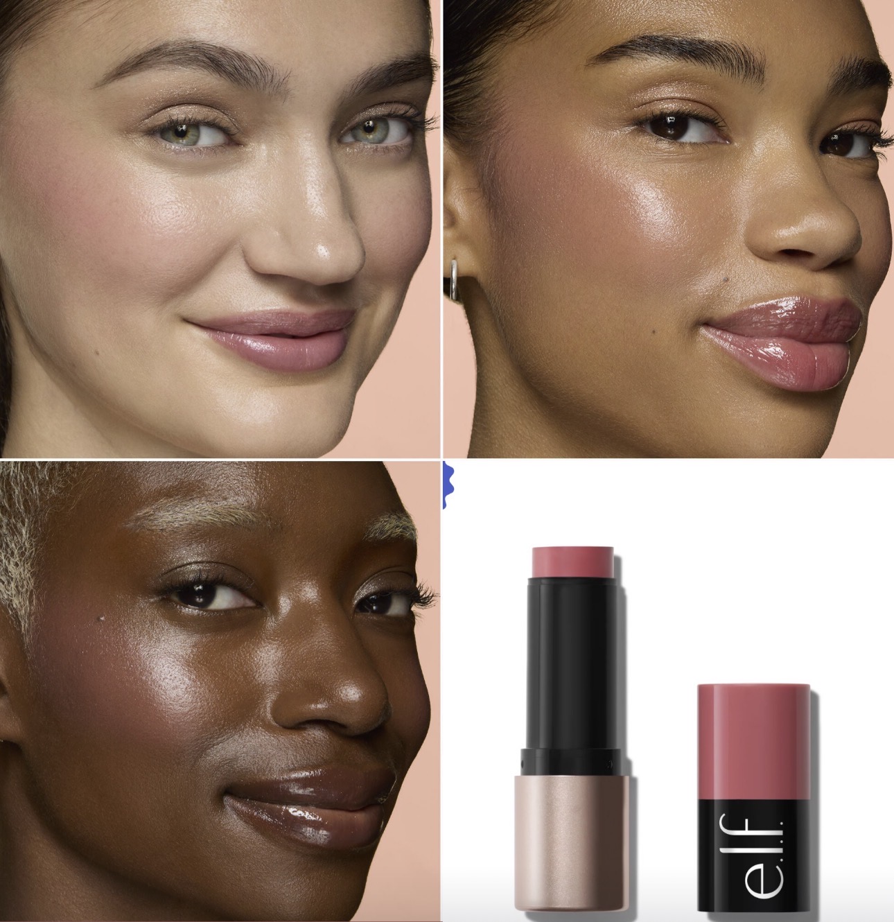 Elf-Soft Glam Cream Blush-muted mauve 