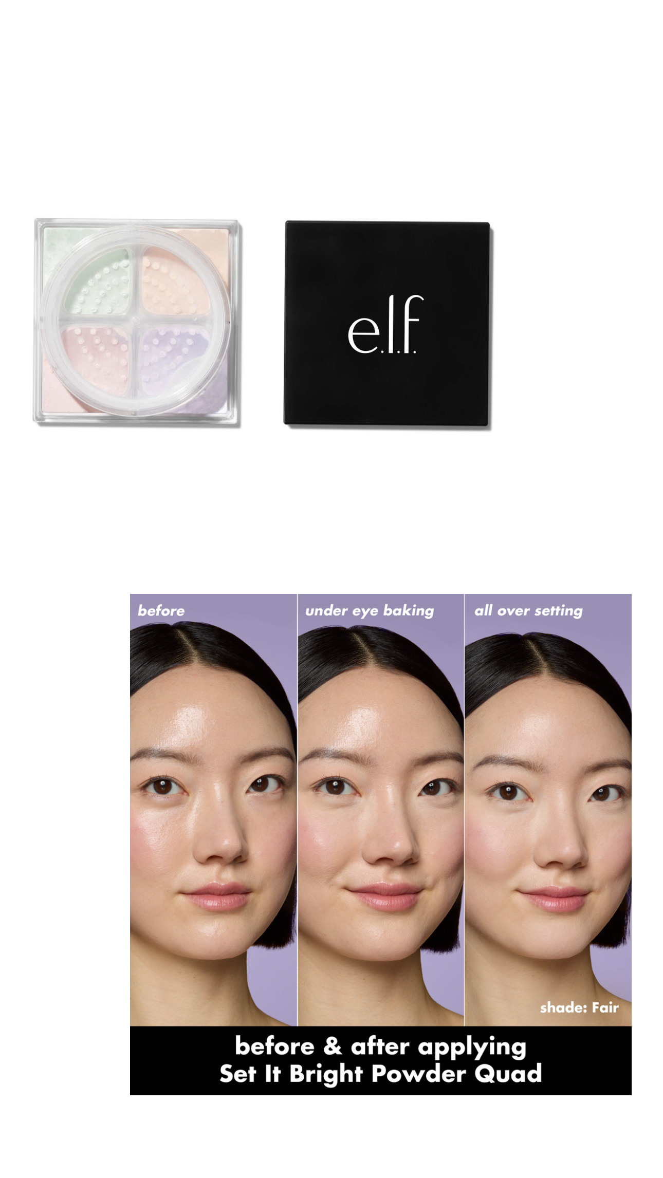 Elf-Set It Bright Powder Quad-fair
