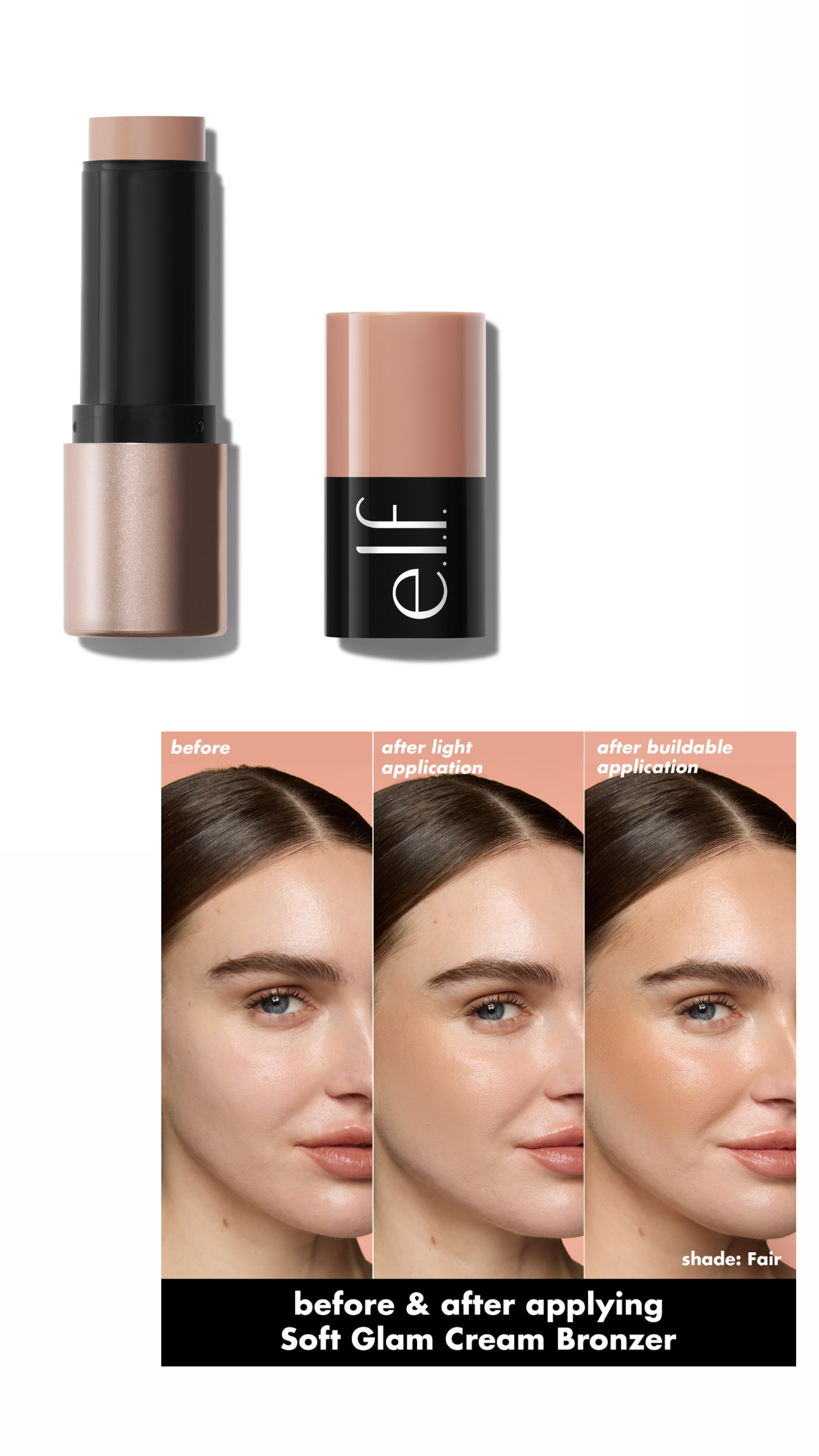 Elf-Soft Glam Cream Bronzer-fair