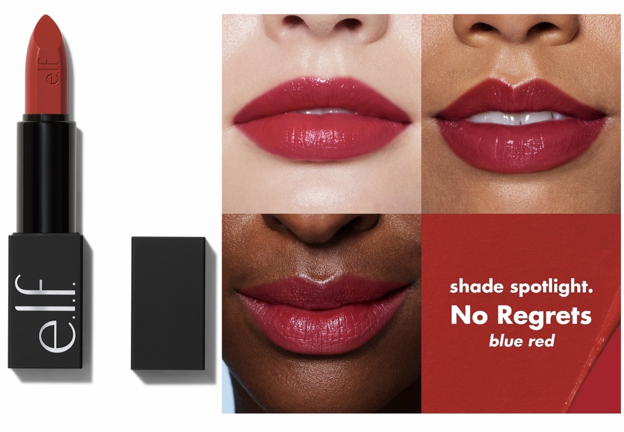 Elf-O FACE Satin Lipstick-no regret 