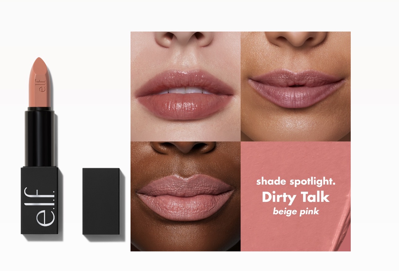 Elf-O FACE Satin Lipstick-dirty talk 