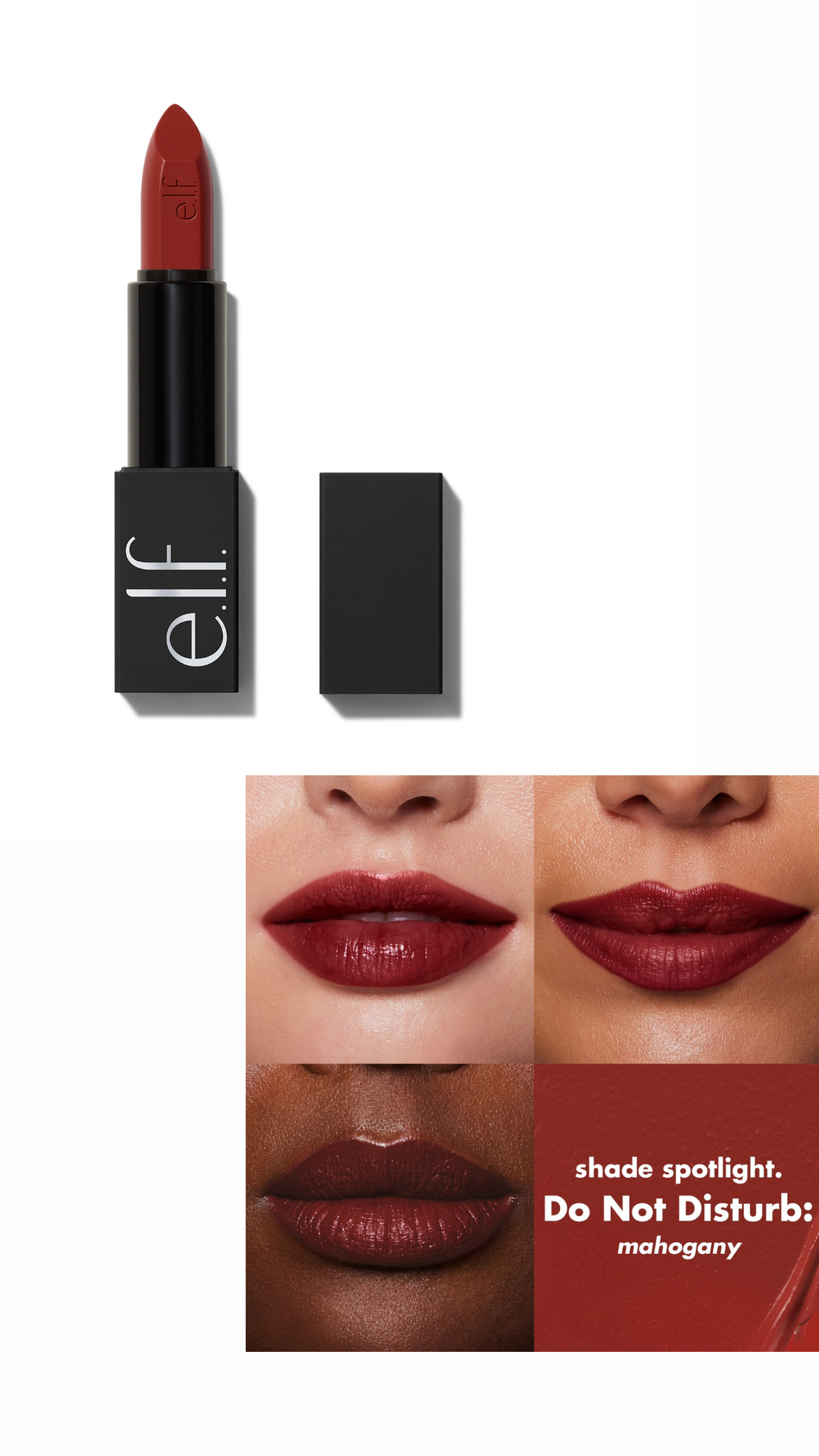 Elf-O FACE Satin Lipstick-do not disturb 