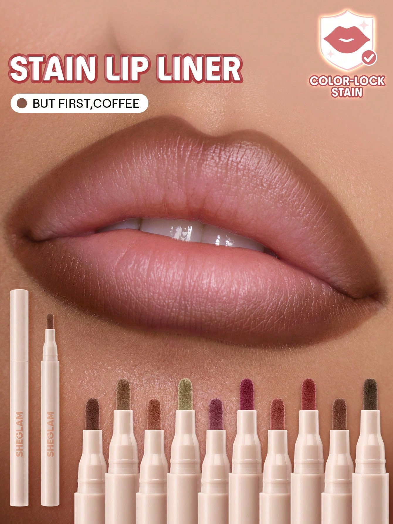 Sheglam-Stain Lip Liner features a lightweight-but first coffee 