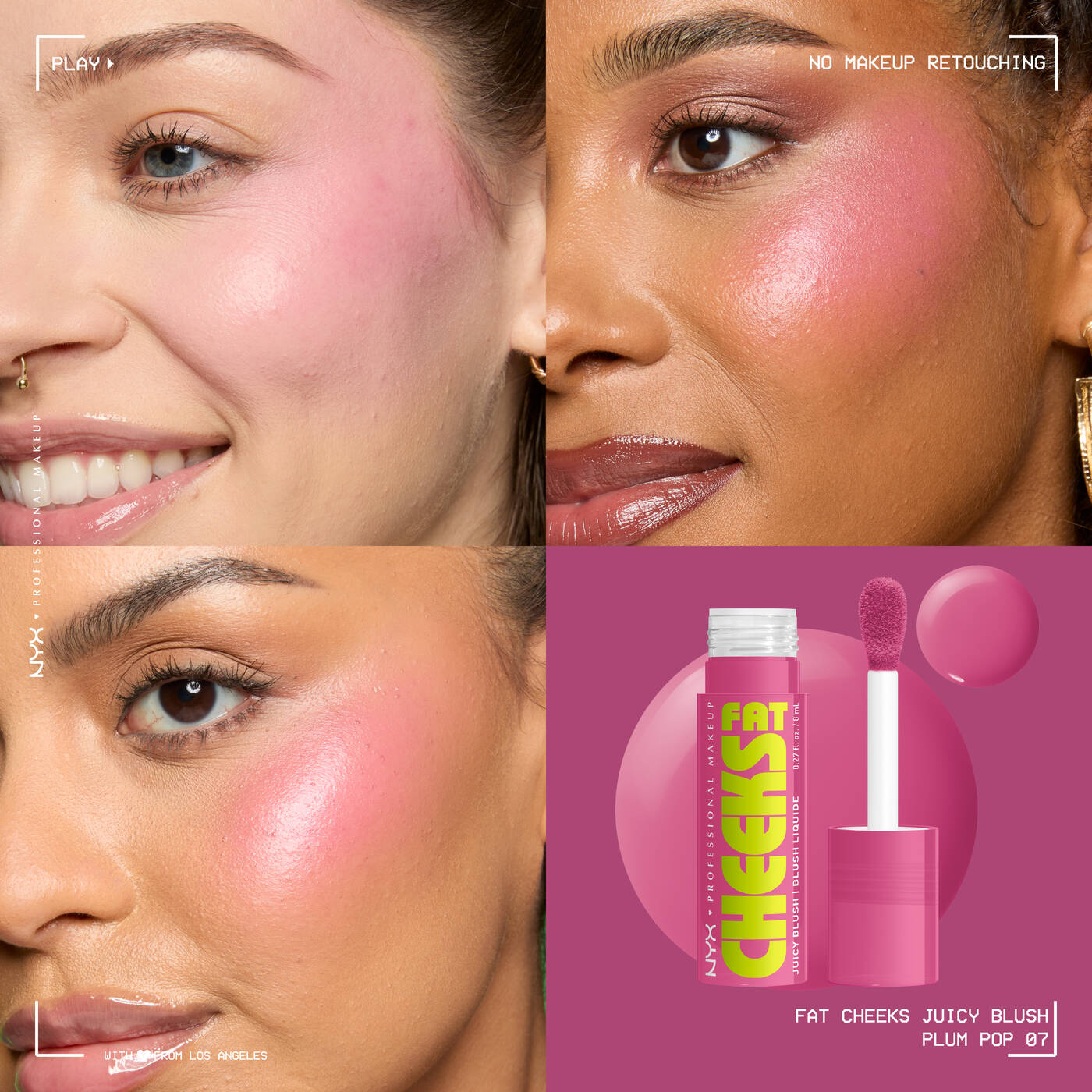 Nyx-fat cheeks juicy liquid blush-plum pop