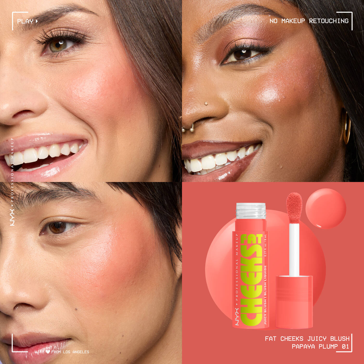 Nyx-fat cheeks juicy liquid blush-papaya plumb 