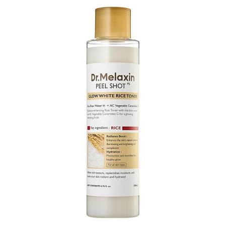 Dr melaxin Peel Shot Glow White Rice Toner-200ml