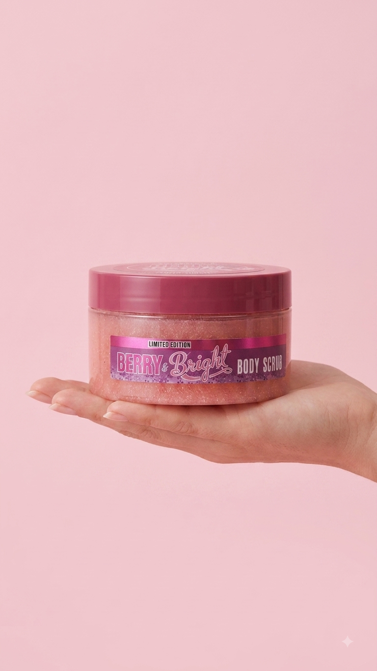 Soap&glory- Berry & Bright Body Scrub - Limited Edition-200ml