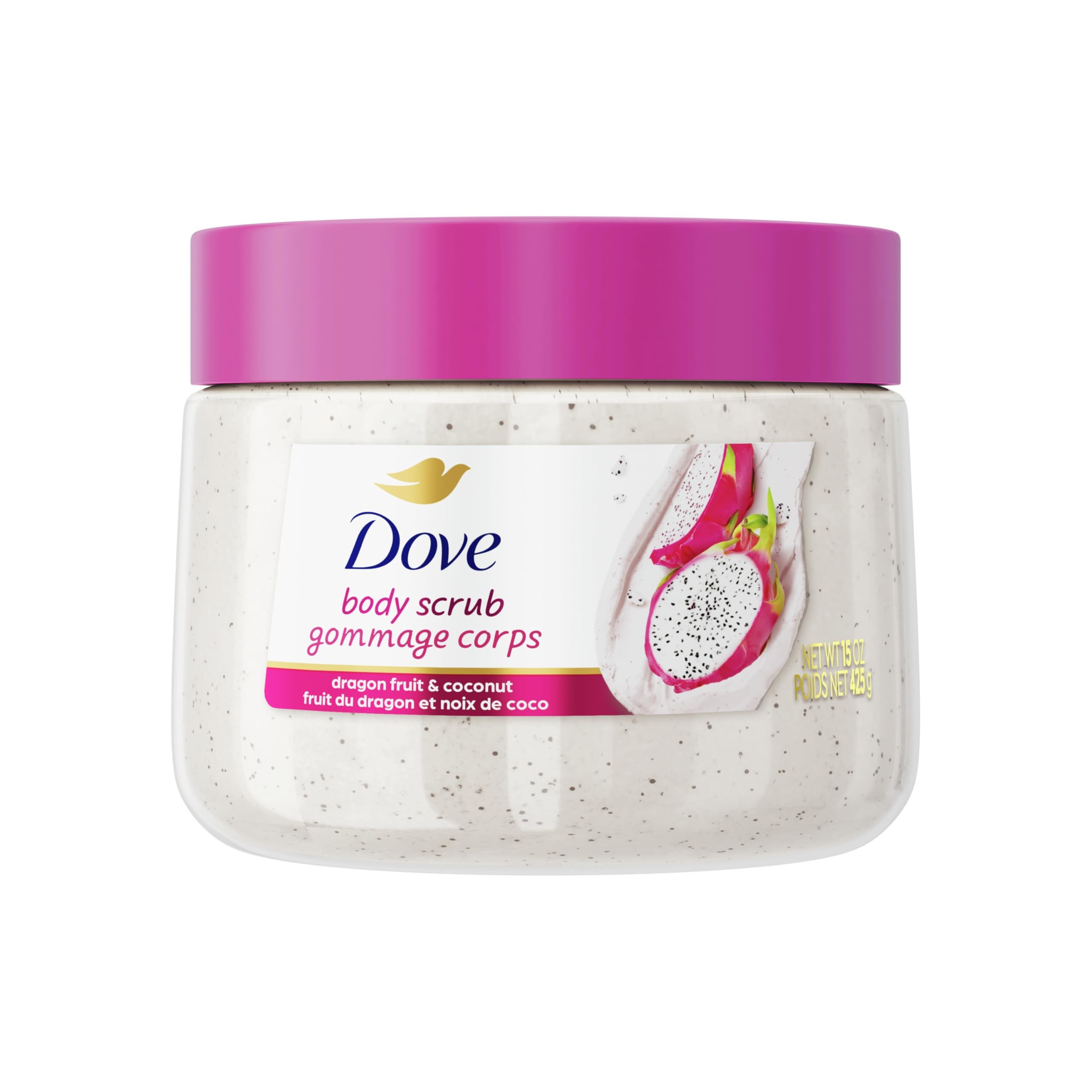 Dove Body Scrub (Dragon Fruit & Coconut)-425ml