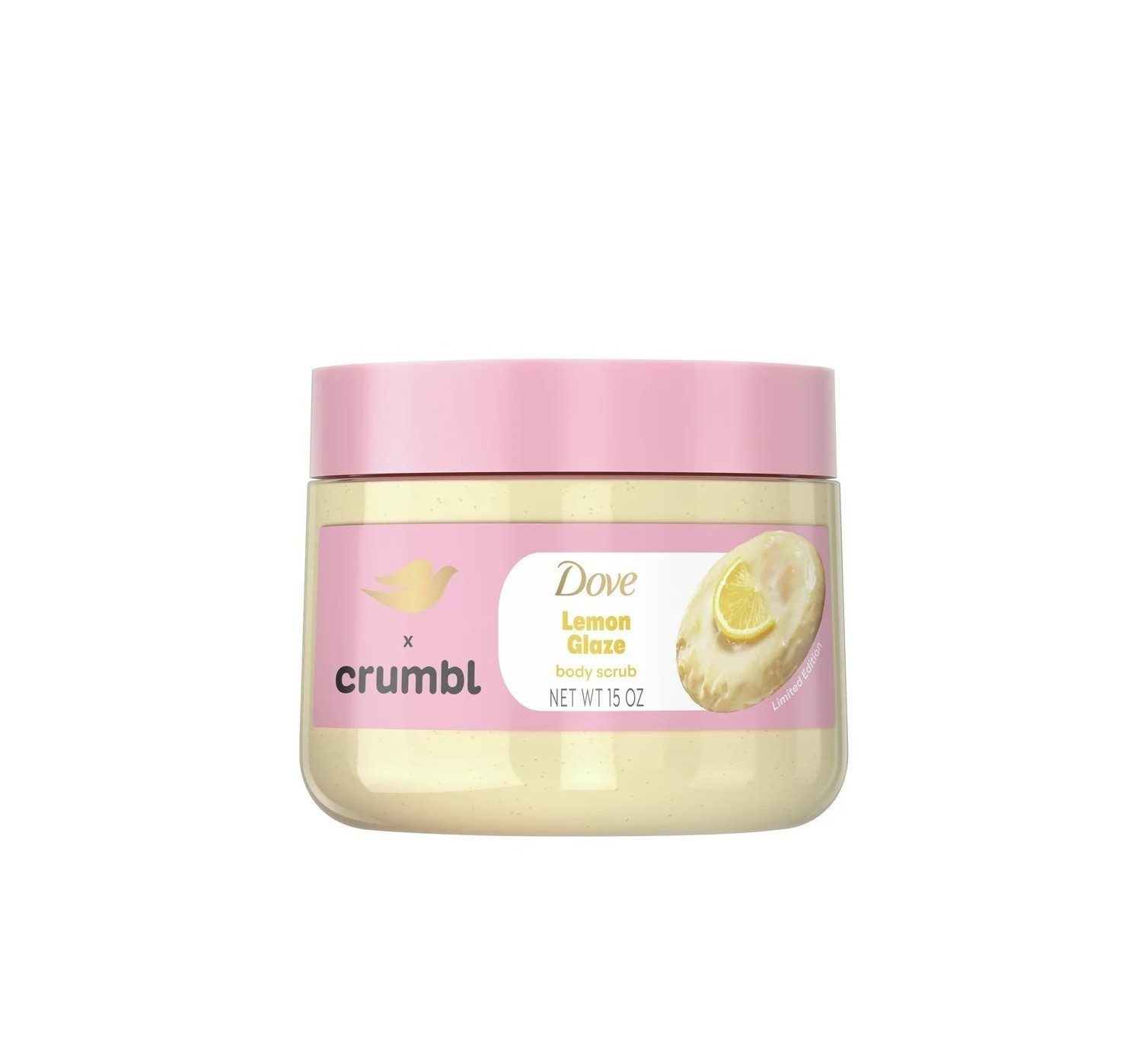 Dove x Crumbl Lemon Glaze Body Scrub-425ml