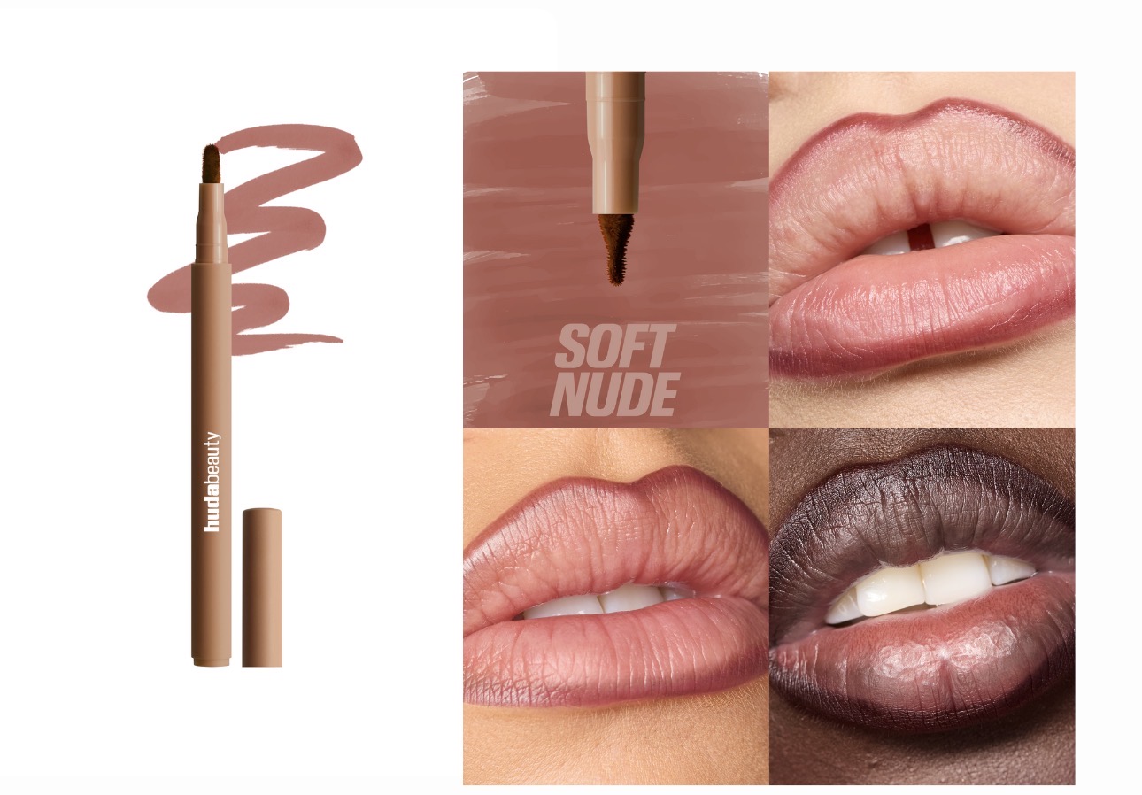 Huda Beauty - Lip Contour Lip Stain-Softy nude