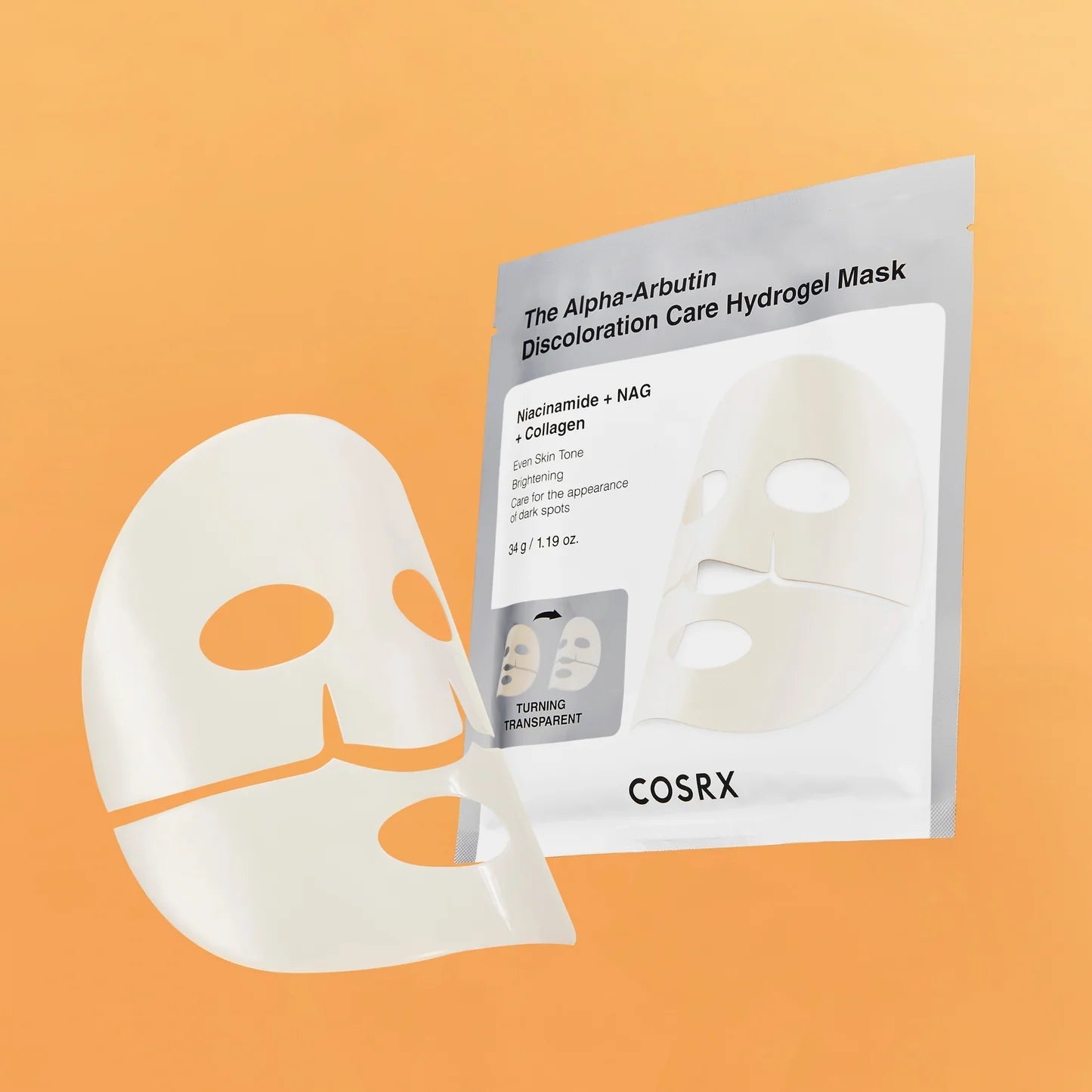 Cosrx-The Alpha-Arbutin Discoloration Care Hydrogel Mask-1pc