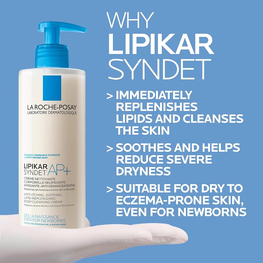 La Roche-Posay Lipikar Syndet AP+ Ultra-Gentle Body Wash Cream-400ml