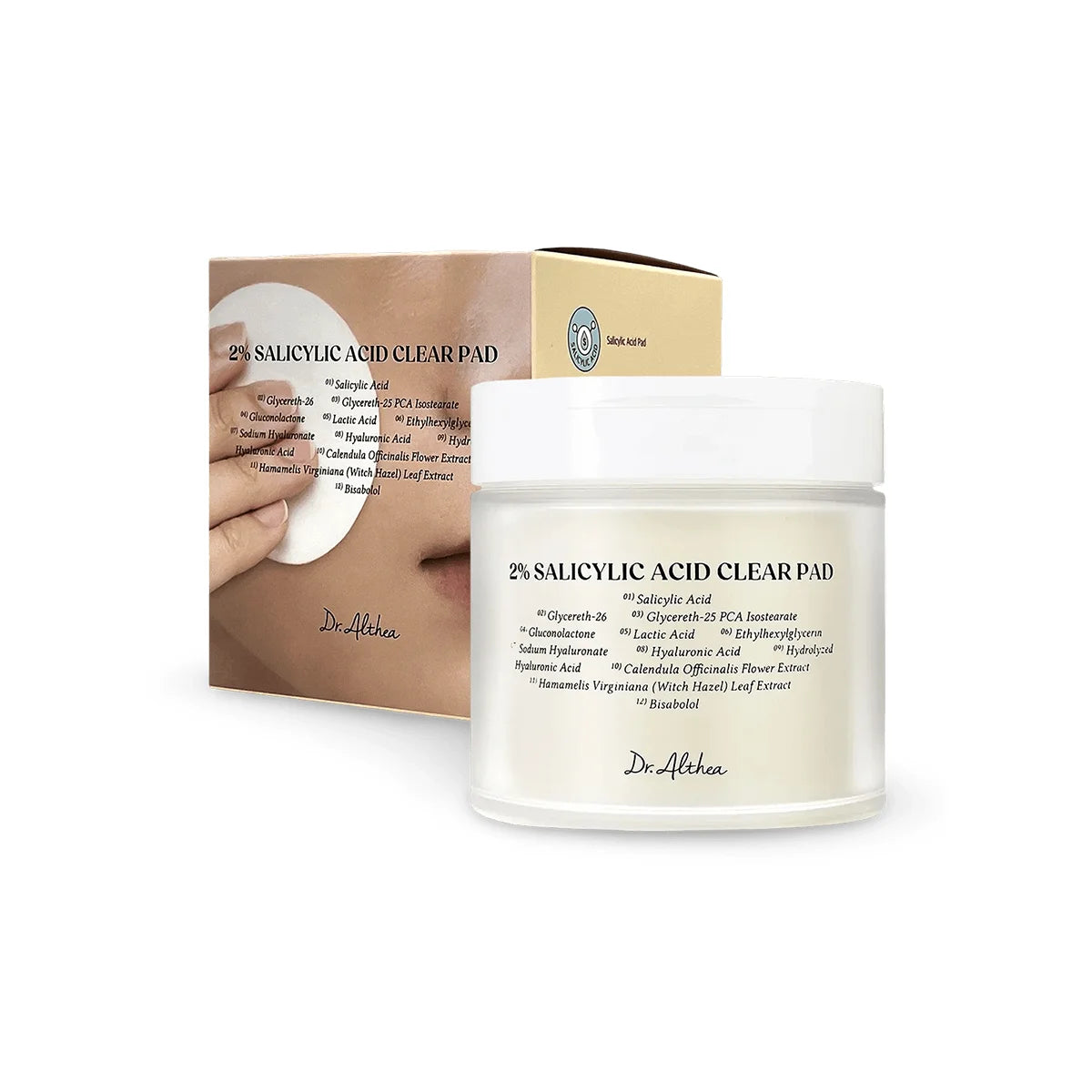 Dr Althea Salicylic Acid 2% Pore Exfoliating Pads – 65 pcs