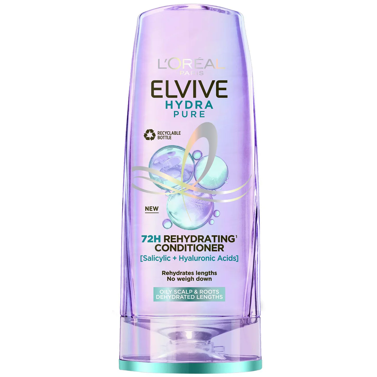 loreal paris elvive hydra pure 72h rehydrating conditioner-500ml